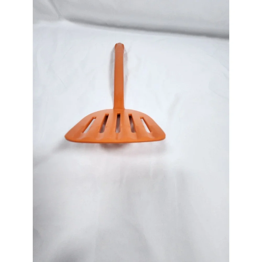 Orange Melamine Slotted Spatula Turner Heat Resistant Kitchen Tool